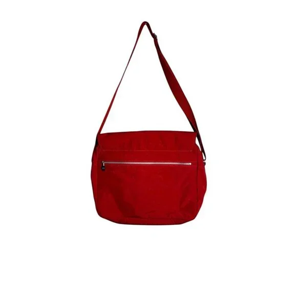 Red Kipling Messenger Bag With Adjustable Strap & Multiple Pockets - Picture 4 of 8
